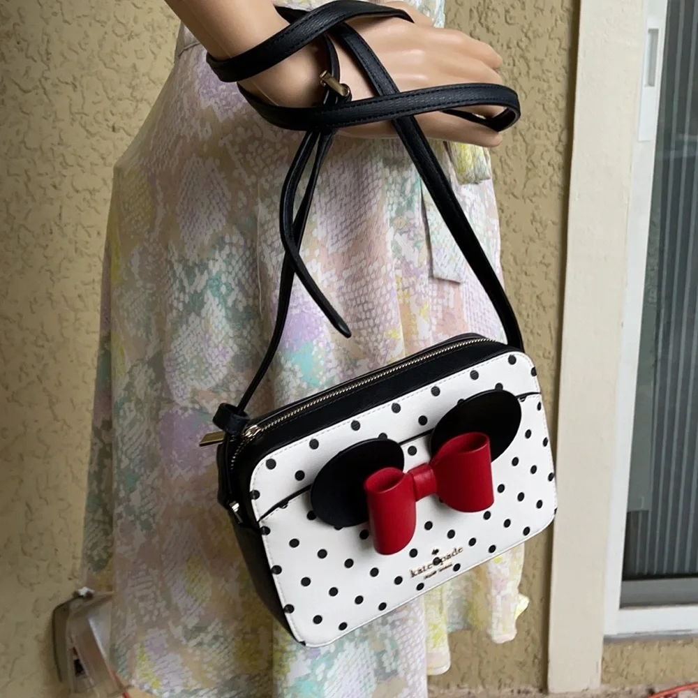 disney x kate spade new york other minnie mouse camera bag - Picture 4 of 16